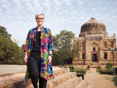 Juliane Drews, Personalmanagerin bei UNICEF Indien, in Neu-Delhi