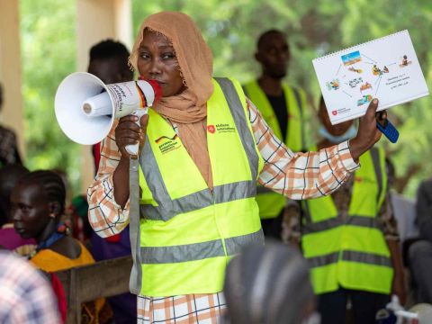 2025 hat die Bundesregierung bislang 35 Millionen Euro für humanitäre Hilfe in Südsudan bereitgestellt. 
