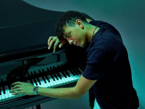 Louis Philippson am Klavier