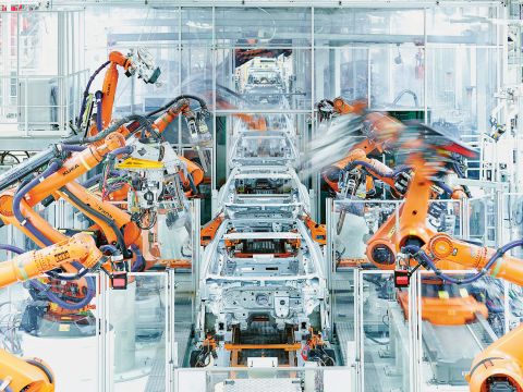 Autoproduktion bei Audi