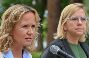 Pressekonferenz der Ministerinnen Lemke und Moskwa