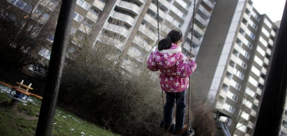 Less children endangered by poverty Less children endangered by poverty