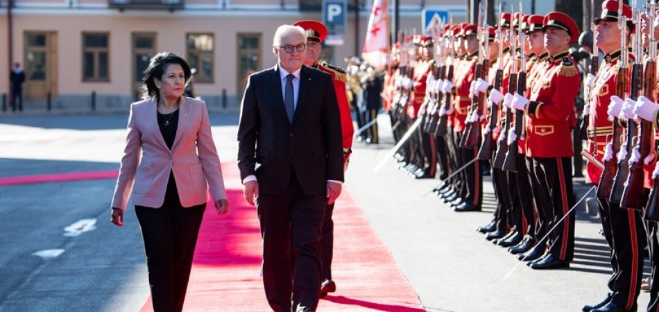 Steinmeier zu Besuch in Georgien Steinmeier zu Besuch in Georgien