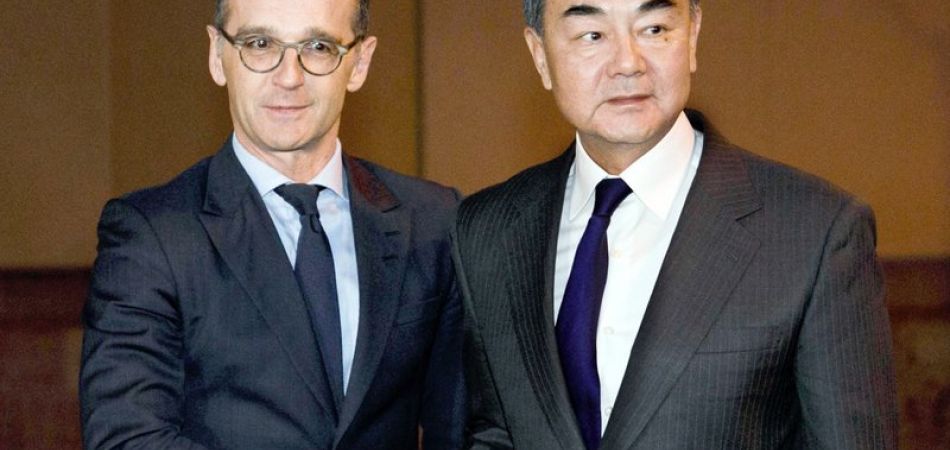 China's foreign minister in Germany China's foreign minister in Germany