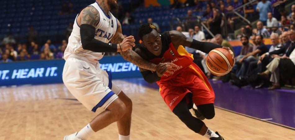 Basketballer im Achtelfinale Basketballer im Achtelfinale