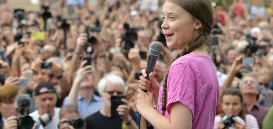 Thunberg at Berlin climate protest Thunberg at Berlin climate protest