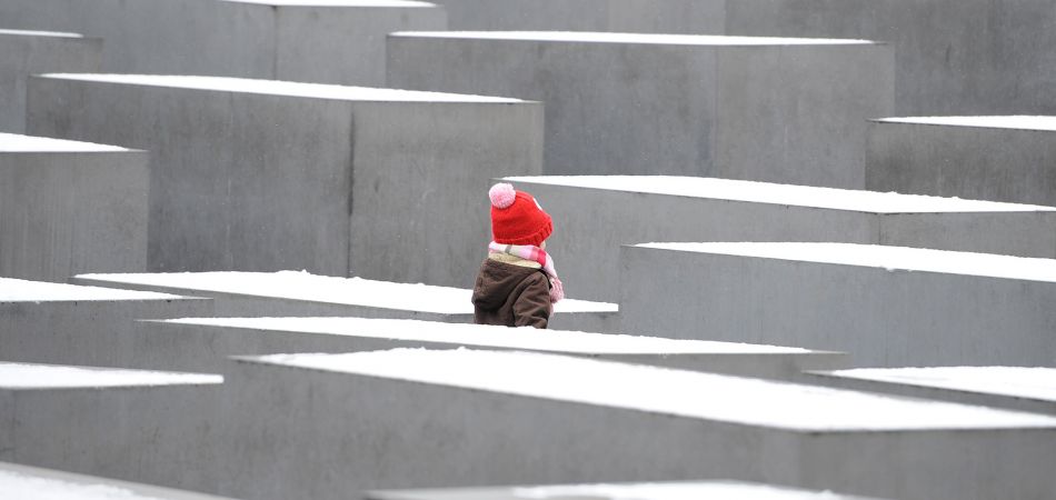 The Memorial to the Murdered Jews of Europe in Berlin. The Memorial to the Murdered Jews of Europe in Berlin.