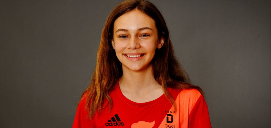 Skateboarder Lilly Stoephasius is the youngest member of the German team. Skateboarder Lilly Stoephasius is the youngest member of the German team.