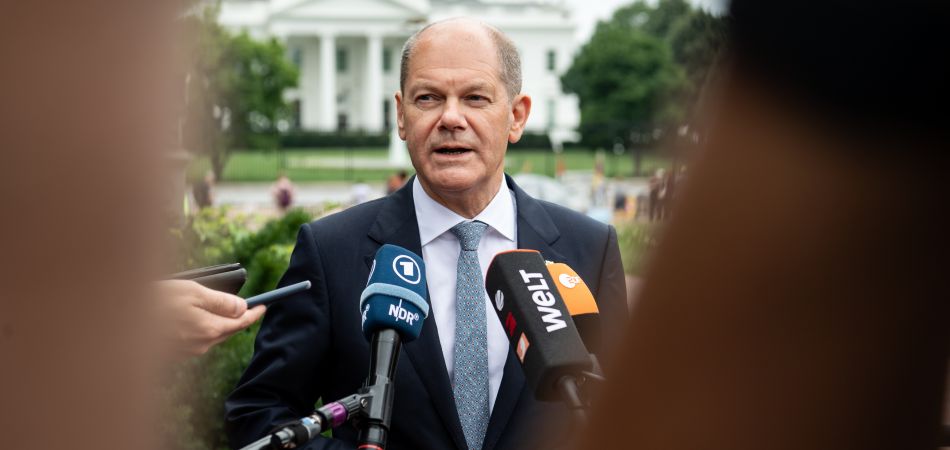 Scholz im Februar nach Washington Scholz im Februar nach Washington