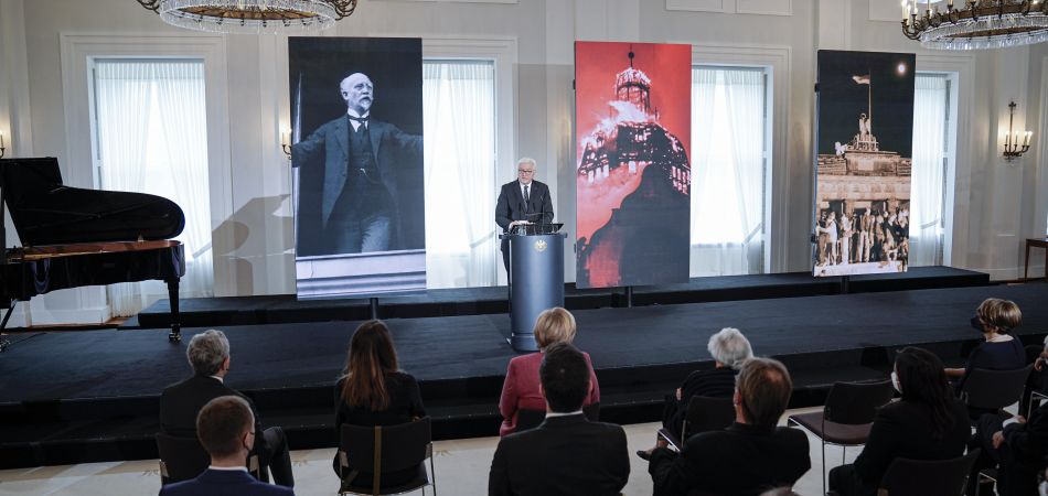 Steinmeier erinnert an Ambivalenz des 9. Novembers Steinmeier erinnert an Ambivalenz des 9. Novembers
