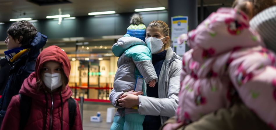 Arrival in Germany: safe at last Arrival in Germany: safe at last