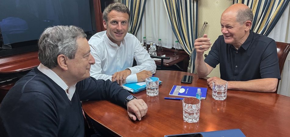 Scholz Macron Draghi Ukraine Scholz Macron Draghi Ukraine