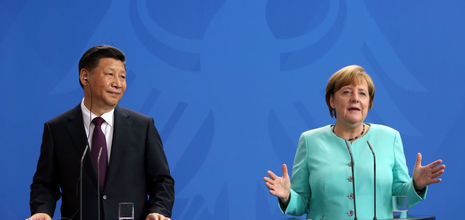 Bundeskanzlerin Angela Merkel und Staats- und Parteichef Xi Jinping Bundeskanzlerin Angela Merkel und Staats- und Parteichef Xi Jinping