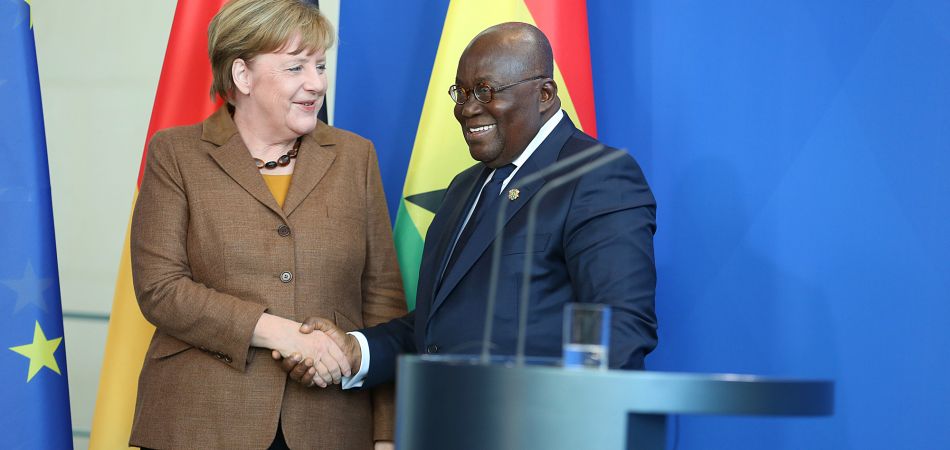 Zusammenarbeit: Angela Merkel und Nana Akufo-Addo Zusammenarbeit: Angela Merkel und Nana Akufo-Addo