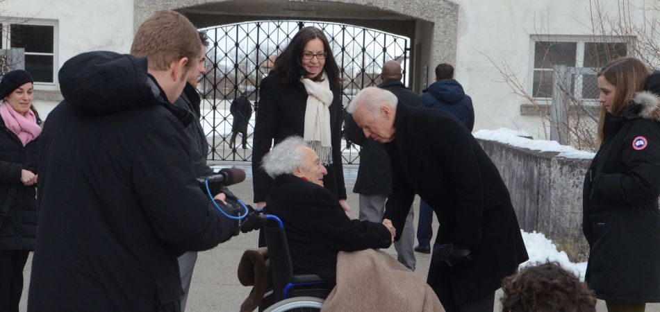 Joe Biden visiting the Dachau Concentration Camp Memorial Site in February 2015 Joe Biden visiting the Dachau Concentration Camp Memorial Site in February 2015