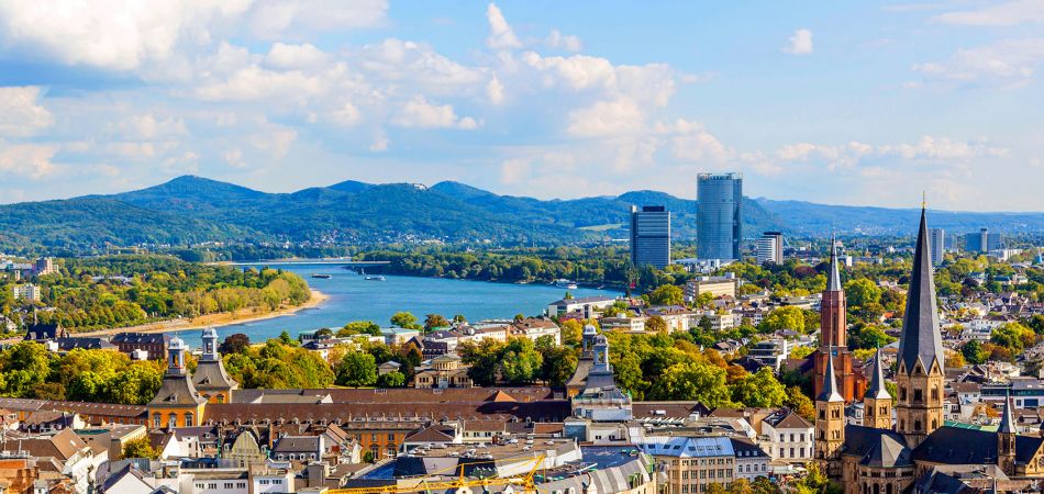 Bonn on the River Rhein Bonn on the River Rhein