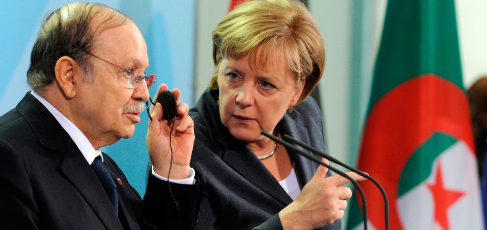 German Chancellor Angela Merkel and Algerian President Abdelaziz Bouteflika German Chancellor Angela Merkel and Algerian President Abdelaziz Bouteflika