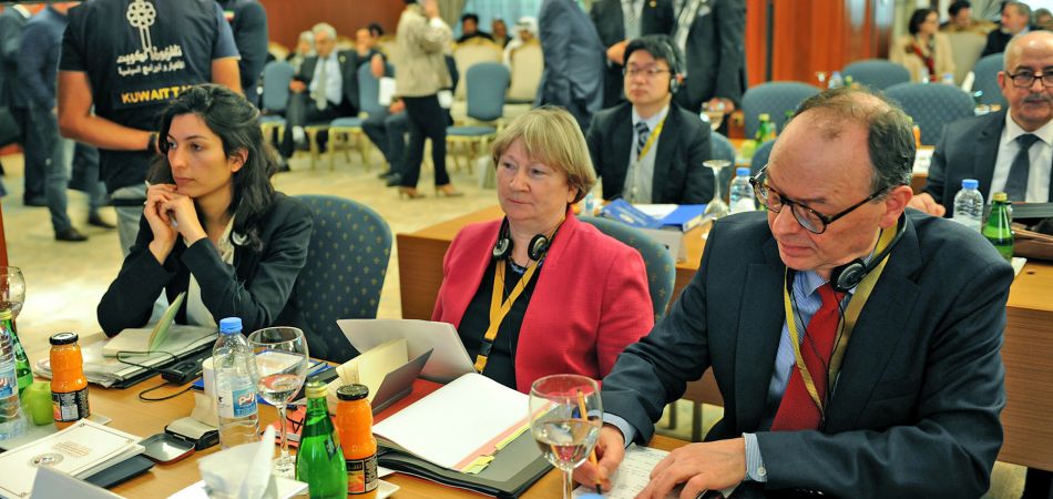Ekkehard Brose bei der Geberkonferenz für Irak Ekkehard Brose bei der Geberkonferenz für Irak