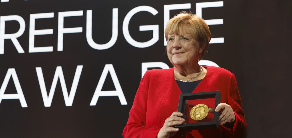 Angela Merkel distinguée par le Prix Nansen
