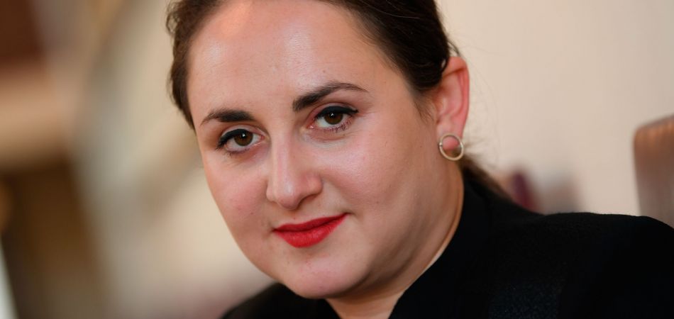Schriftstellerin Nino Haratischwili aus Georgien. Schriftstellerin Nino Haratischwili aus Georgien.