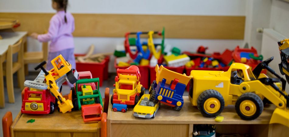 Spielzeug im Kindergarten Spielzeug im Kindergarten