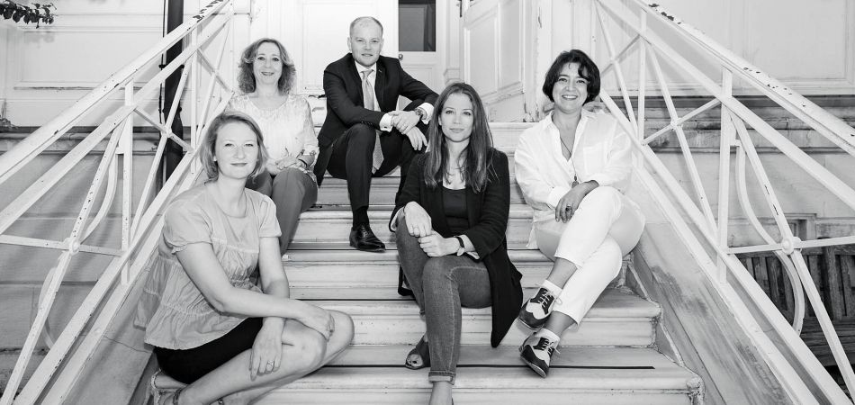 Kültür Akademisi ekibi, Meik Clemens Laufer ve Pia Entenmann’la birlikte (M.) Kültür Akademisi ekibi, Meik Clemens Laufer ve Pia Entenmann’la birlikte (M.)