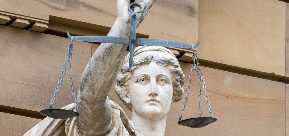 Statue der Justitia Statue der Justitia