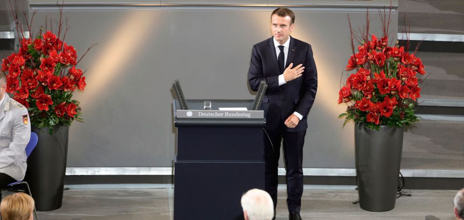 Emmanuel Macron hat im Bundestag: Neues Kapitel für Europa Emmanuel Macron hat im Bundestag: Neues Kapitel für Europa