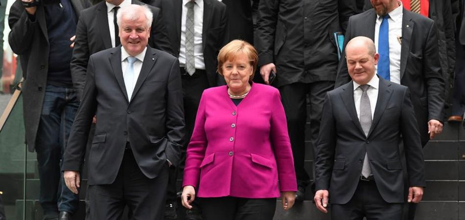 Seehofer, Merkel, Scholz Seehofer, Merkel, Scholz