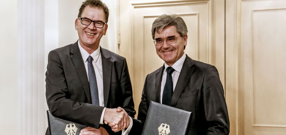 Minister Müller, Kaeser Siemens Minister Müller, Kaeser Siemens