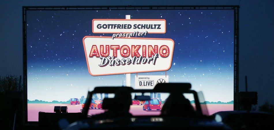Church services in a drive-in cinema Church services in a drive-in cinema