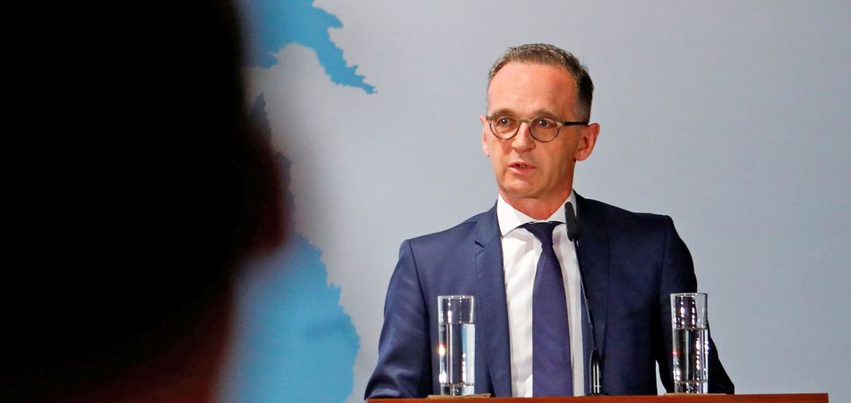 Minister spraw zagranicznych Heiko Maas przedstawia koncepcję. Minister spraw zagranicznych Heiko Maas przedstawia koncepcję.