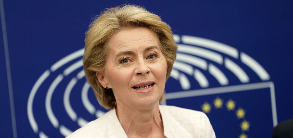 Ursula von der Leyen devant le Parlement européen