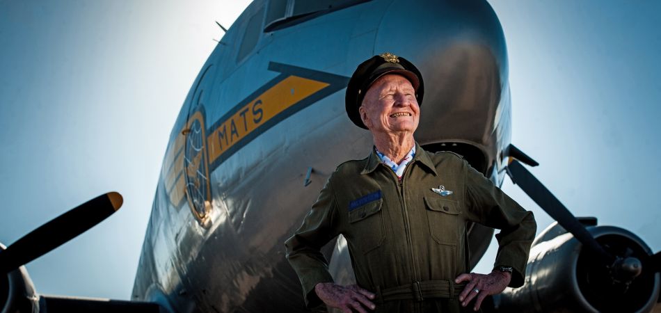 Airman Gail Seymour “Hal” Halvorsen. Airman Gail Seymour “Hal” Halvorsen.