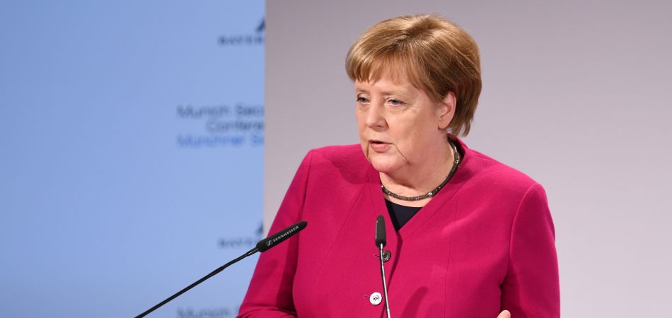 Angela Merkel auf der Münchner Sicherheitskonferenz Angela Merkel auf der Münchner Sicherheitskonferenz