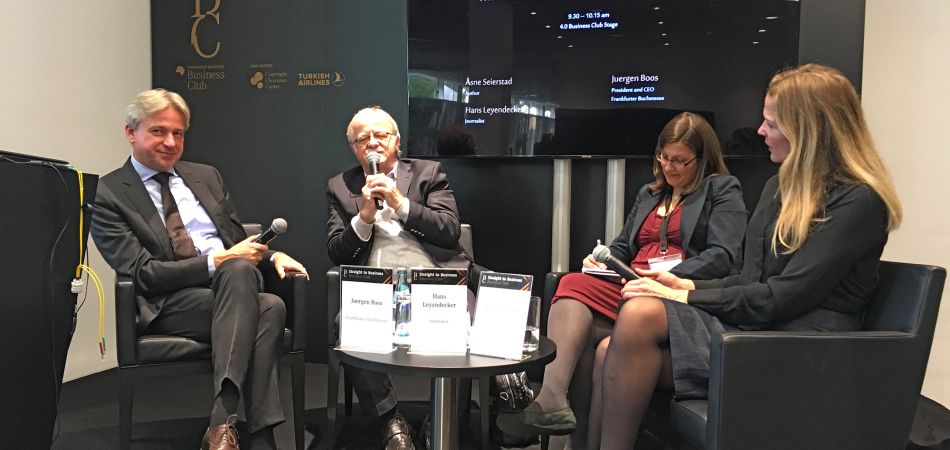 Frankfurter Buchmesse: Weltempfang Satellit