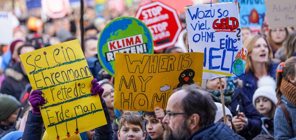 Zig Tausende bei Klimademos Zig Tausende bei Klimademos