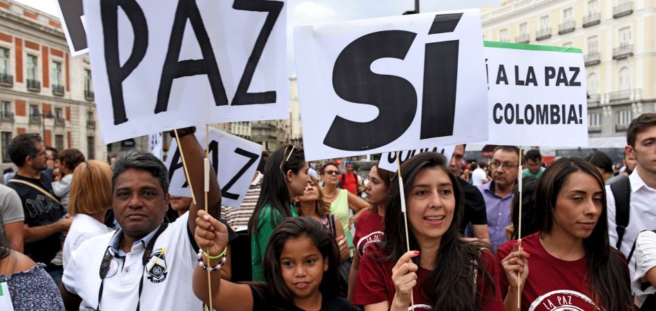 Defensores del acuerdo de paz en Colombia Defensores del acuerdo de paz en Colombia