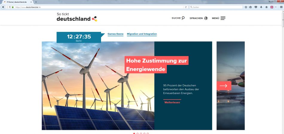 Deutschland.de Website Deutschland.de Website