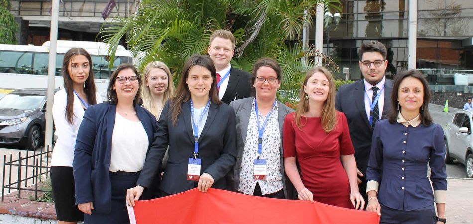 Mit Erfolg: Die Studierenden verhandelten in Panama Positionen für Ägypten.