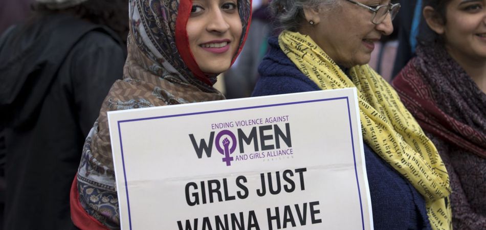 Women’s rights rally in Islamabad in 2019. Women’s rights rally in Islamabad in 2019.