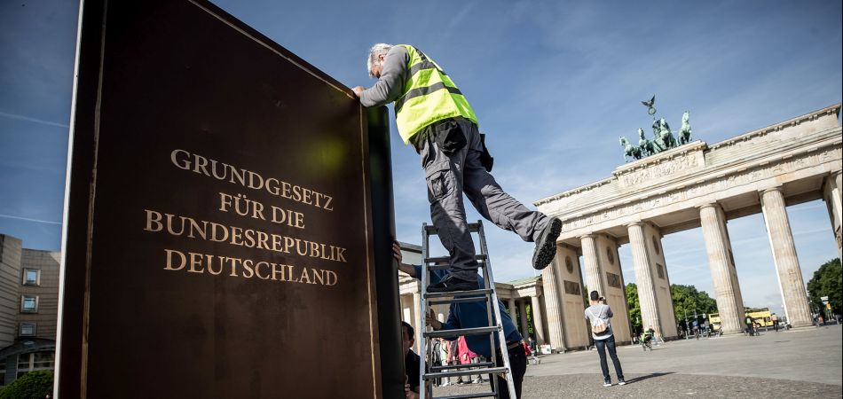 70 Jahre Grundgesetz – Feier am Brandenburger Tor im Mai 2019 70 Jahre Grundgesetz – Feier am Brandenburger Tor im Mai 2019