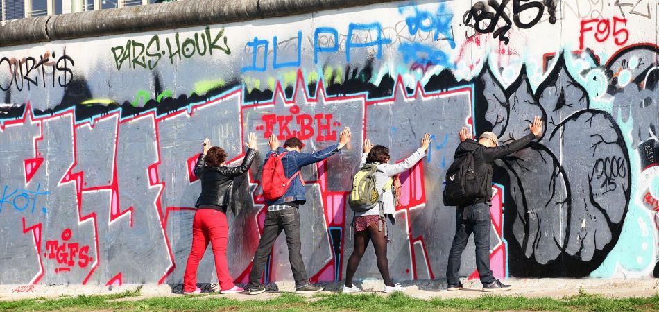 Today the Wall is a tourist attraction in Berlin. Today the Wall is a tourist attraction in Berlin.