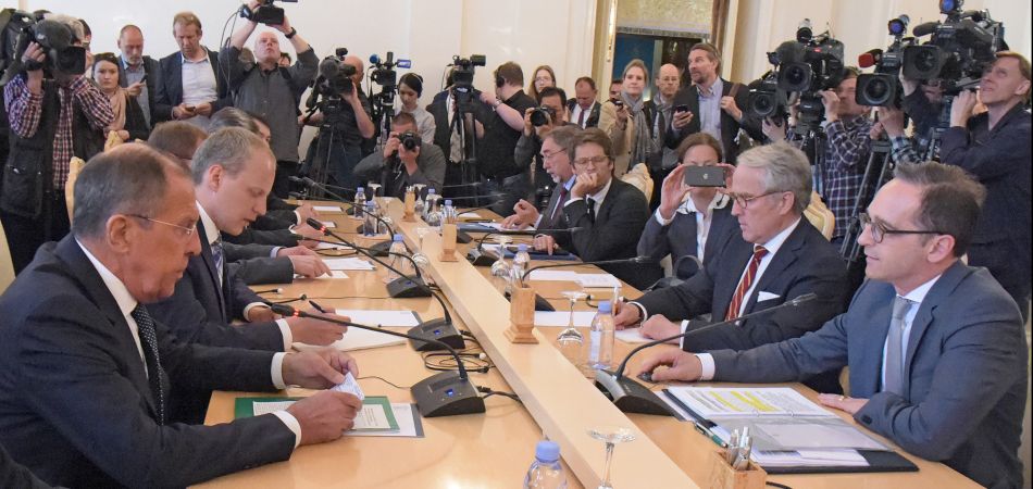 Treffen der Außenminister Lawrow und Maas in Moskau Treffen der Außenminister Lawrow und Maas in Moskau
