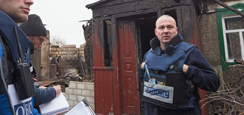 Oliver Palkowitsch, Ukrayna’da AGİT Monitoring Officer’i. Oliver Palkowitsch, Ukrayna’da AGİT Monitoring Officer’i.