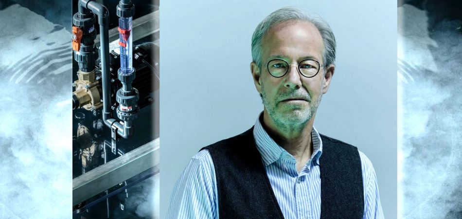 Roland Damann and his microflotation system Roland Damann and his microflotation system