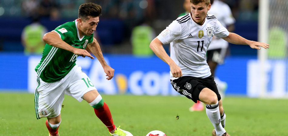 Deutschland gegen Mexiko bei der Fußball WM 2018