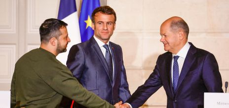 Macron und Scholz treffen Selenskyj 