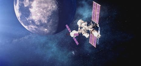 Artistic depiction of the Gateway Lunar Space Station