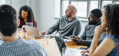 People working together in an office